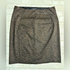 Cheetah Print Pencil Skirt